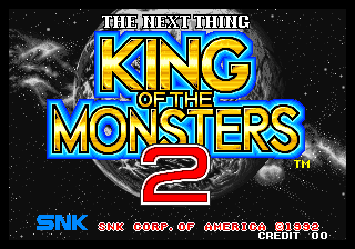 King of the Monsters 2 - The Next Thing Title Screen